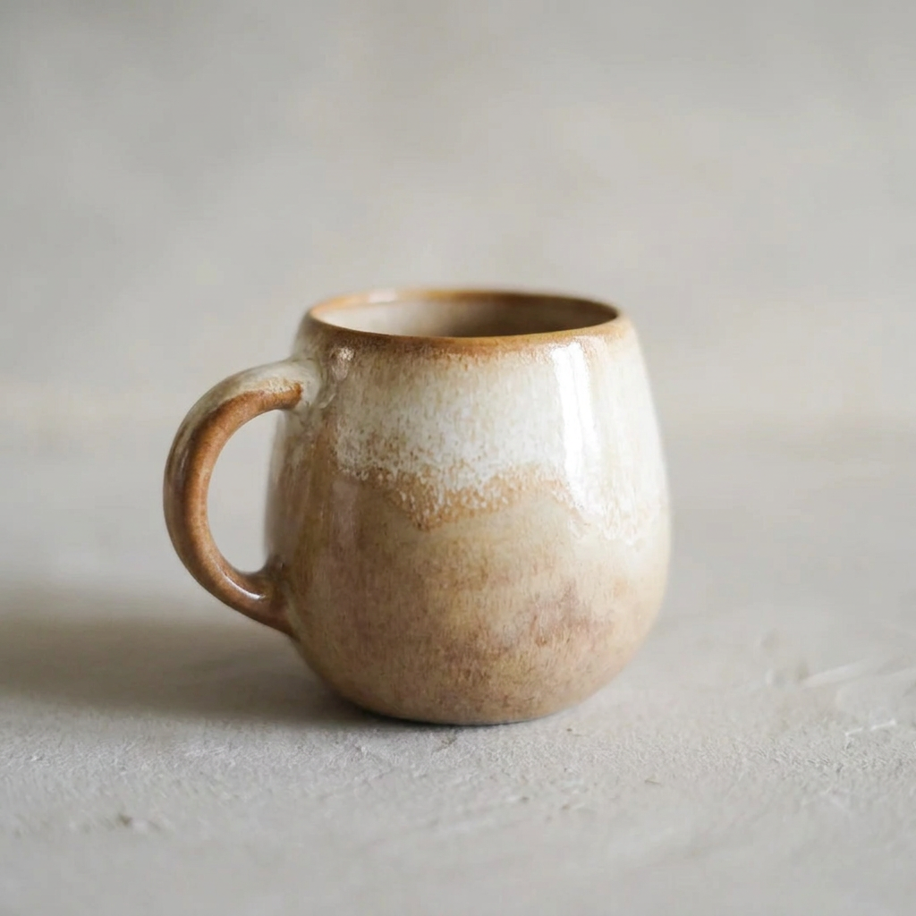 DUNA Tasse klein für Espresso und Mokka aus portugiesischer Steinzeug-Keramik – Lorenz Laurent Home