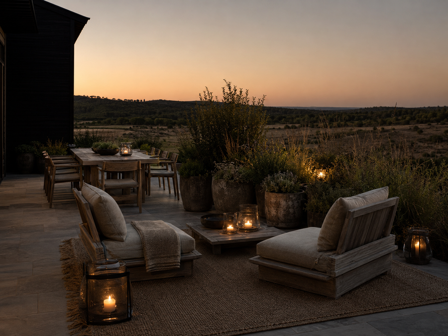Terrasse als zusätzlicher Wohnraum