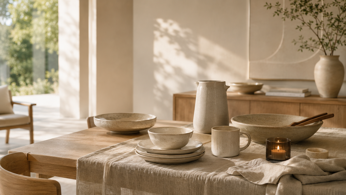 Kollektion Tischkultur mit Geschirr, Schalen und Objekten für Tisch und Küche – Lorenz Laurent Home