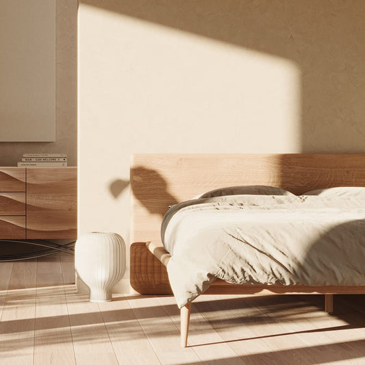 LATUS Bett im Raum – Lorenz Laurent Home