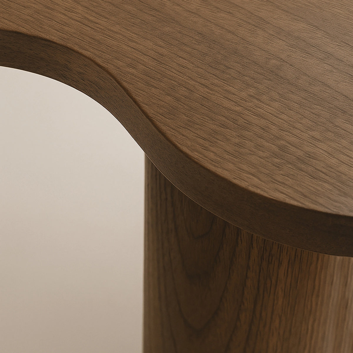 CHARLIE Couchtisch-Set aus MDF mit Nussbaum-Furnier, alle Tische 40 cm hoch – Lorenz Laurent Home
