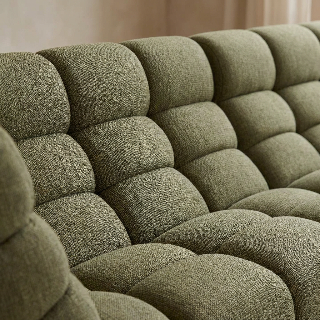 CHOPIN Modulares Sofa mit Capitonné-Struktur und großzügiger Sitzfläche, 190 cm breit – Lorenz Laurent Home