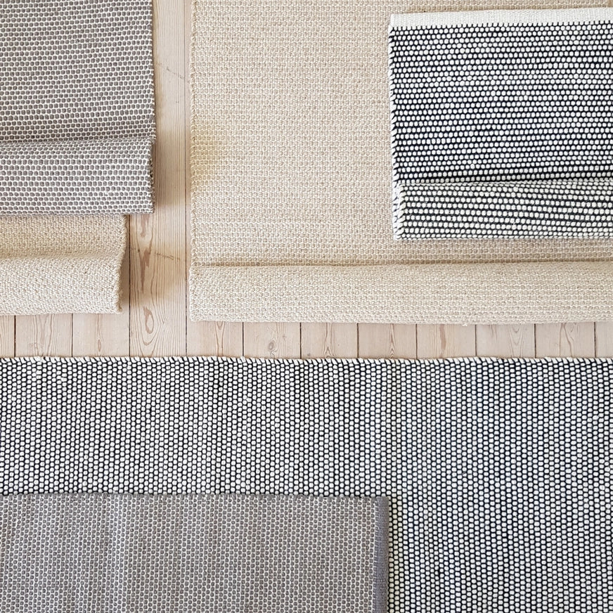 FENN Chunky Teppich, handgewebt aus je 50 Prozent Wolle und Baumwolle, grob strukturiert – Lorenz Laurent Home