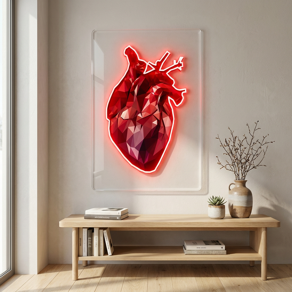 KORA LED-Wandlicht auf transparenter Acrylrückwand zum Aufhängen oder Montieren – Lorenz Laurent Home