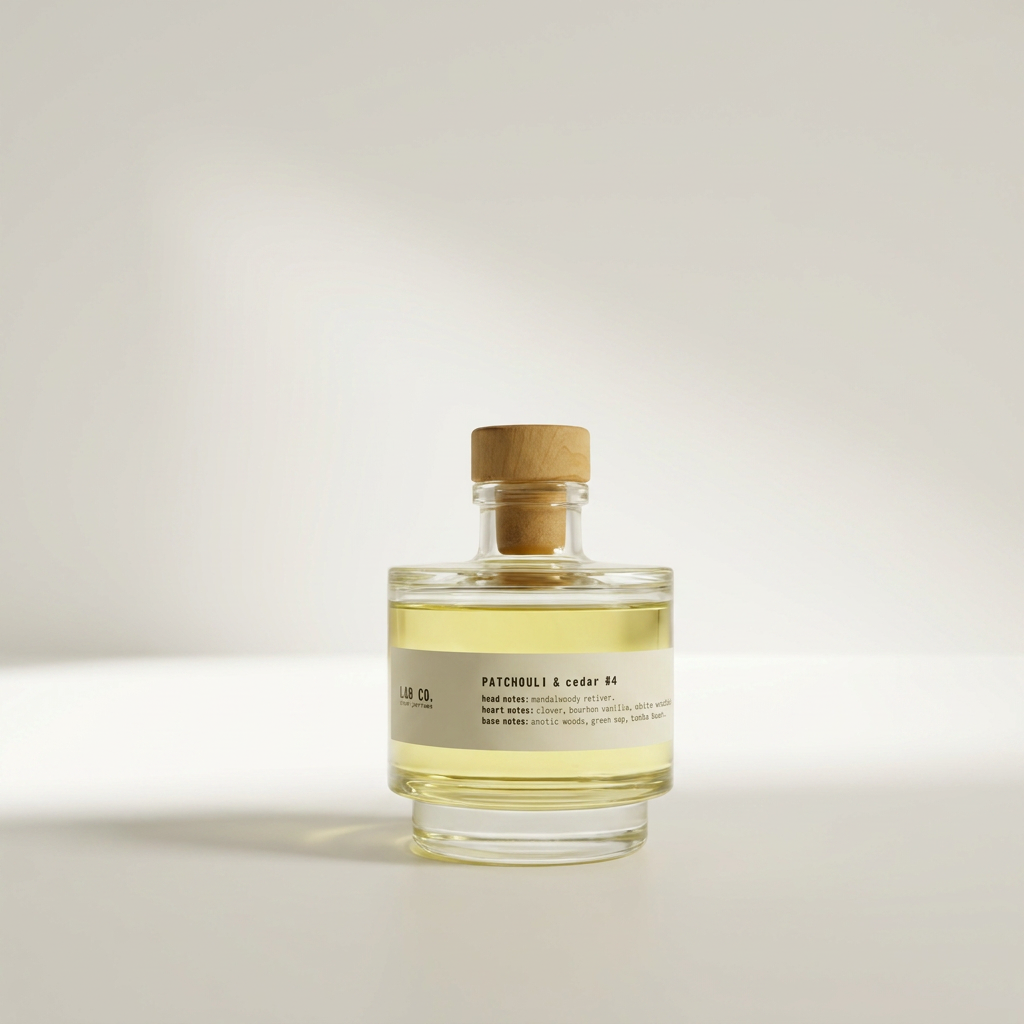 Lab Co Nr 4 Raumduft Patchouli und Cedar mit holzig-erdiger Duftkomposition – Lorenz Laurent Home
