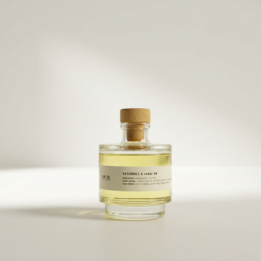 Lab Co Nr 4 Raumduft Patchouli und Cedar mit holzig-erdiger Duftkomposition – Lorenz Laurent Home