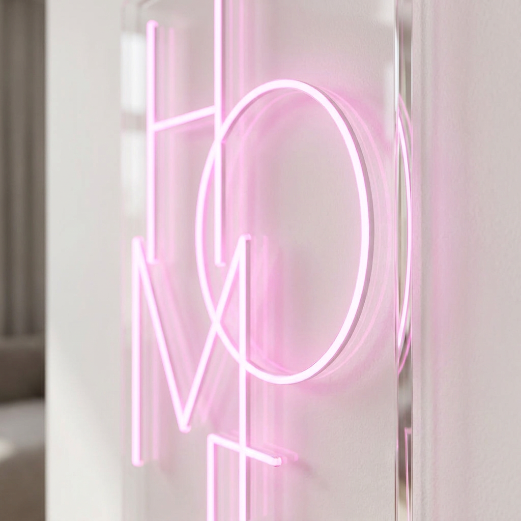 NOVA LED-Leuchtschild mit Sensordimmer, in Weiß, Gelb, Rot und weiteren Farben – Lorenz Laurent Home