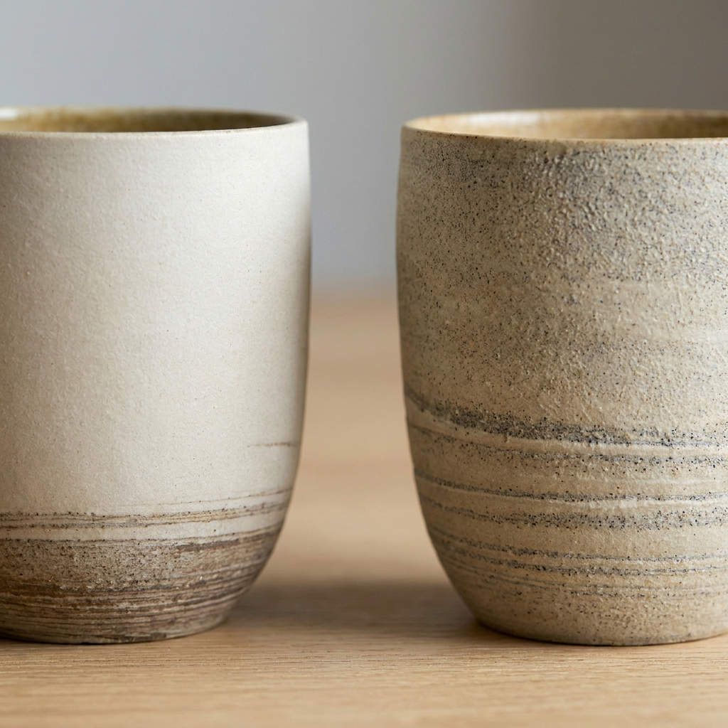 N&S Lungo Tasse der Recycled Kollektion, handgefertigt in den Niederlanden, 9 cm hoch – Lorenz Laurent Home