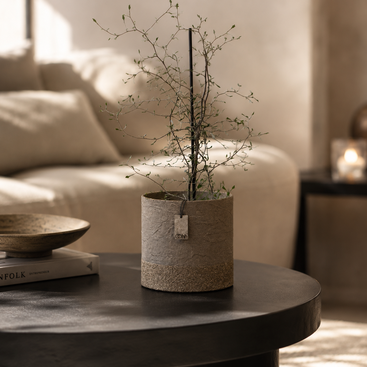 WOODZ Übertopf aus recyceltem Papier, handgefertigt in Sri Lanka, SEDEX-zertifiziert – Lorenz Laurent Home