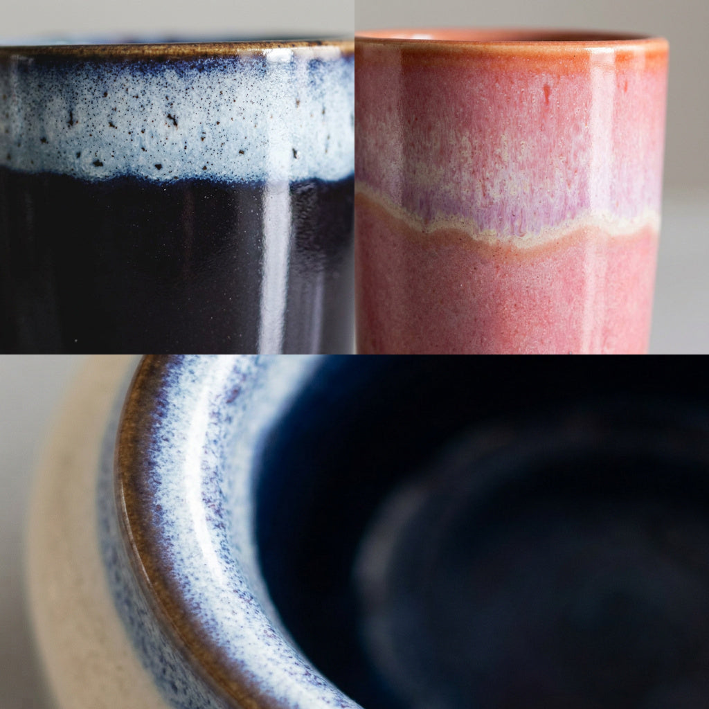 Lorenz Laurent – LUMA Espresso Tasse, Glasurverlauf, Oberfläche und Rand mit Innenglasur im Detail