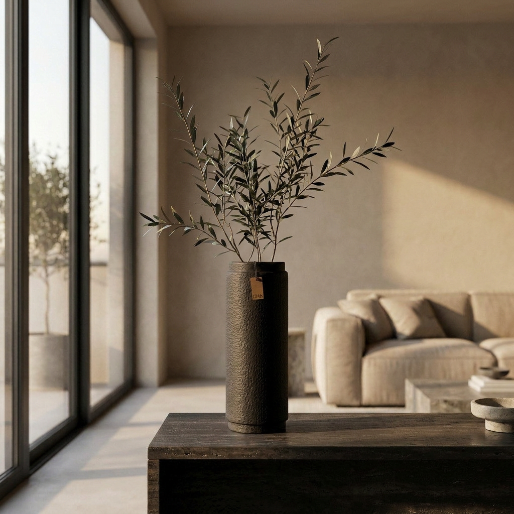 MADRID Vase, 28 cm hoch, für Trockenblumen, Kunstblumen und frische Schnittblumen – Lorenz Laurent Home