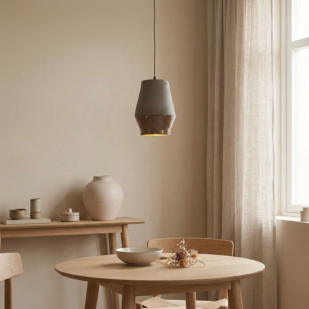 MAKUA Pendelleuchte mit warmem, diffusem Licht für Sideboard und Nachttisch – Lorenz Laurent Home