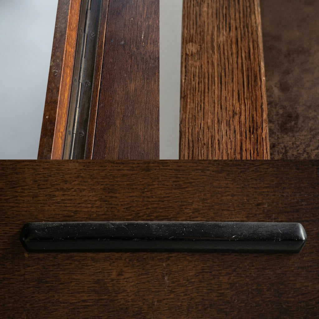 Lorenz Laurent – SPROSSE Sessel im Detail, Scharnier der verstellbaren Lehne, Holzmaserung und schwarzer Riegel